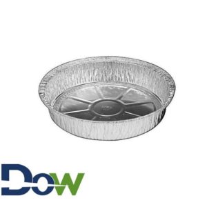 10" Round Heavy Weight Foil Take-Out Pan - 250/Case