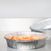 10" Round Heavy Weight Foil Take-Out Pan - 250/Case - Image 2