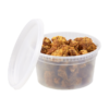 HD 12oz Microwavable Translucent Plastic Deli Container and Lid - 240/Case - Image 2