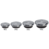16oz Black Round Microwavable HD Container with Lid - 150/Case - Image 3