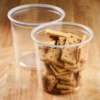 24oz PP Microwavable Clear Round Deli Container - 500/Case - Image 2