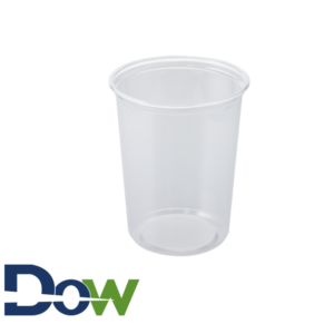 32oz PP Microwavable Clear Round Deli Container - 500/Case