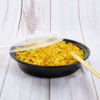 48oz Black Round Microwavable HD Container with Lid - 150/Case - Image 3