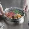 Plastic Dome Lid For 8" Round Foil pan - 500/Case - Image 2