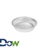 8" Round Heavy Weight Foil Take-Out Pan - 500/Case