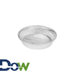 8" Round Heavy Weight Foil Take-Out Pan - 500/Case