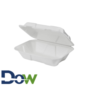 EcoChoice 9 x 9 x 3 Compostable Sugarcane / Bagasse 3