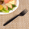 Black Heavy Weight PP Plastic Forks - 1000/Case - Image 3