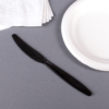Black Heavy Weight PP Plastic Knife - 1000/Case - Image 2