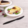 Black Heavy Weight PP Plastic Knife - 1000/Case - Image 3