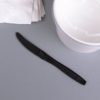 Black Medium Weight PP Plastic Knife - 1000/Case - Image 2