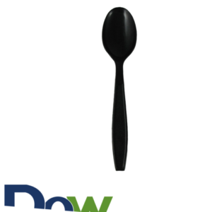 Black Heavy Weight PP Plastic Tea Spoon - 1000/Case
