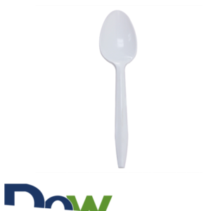 White Medium Weight PP Plastic Tea Spoon - 1000/Case