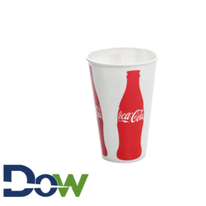 12oz Coke Poly Paper Cold Cup (Coca Cola Print) - 1000/Case