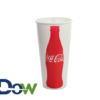 44oz Coke Poly Paper Cold Cup (Coca Cola Print) - 500/Case