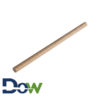 7¾" Kraft Giant Paper Straw, Unwrapped - 2800/Case