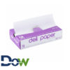 10" x 10¾" HD Interfolded White Wax Deli Wrap Paper - 500/Box