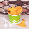 16oz Green Paper Frozen Yogurt / Food Cup - 1000/Case. - Image 2