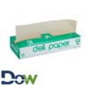 12" x 10¾" Interfolded Brown Wax Deli Wrap Paper - 500/Box