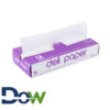 12" x 10¾" HD Interfolded White Wax Deli Wrap Paper - 500/Box