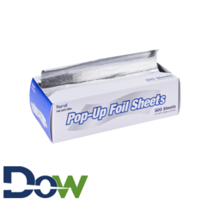12" x 10 3/4" Food Service Interfolded Pop-Up Foil Sheets - 500/Box