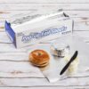 12" x 10 3/4" Food Service Interfolded Pop-Up Foil Sheets - 500/Box - Image 3