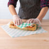 15" x 15" Green Check Grease-Resistant Paper Sheets - 4000/Case - Image 2