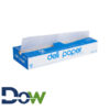 15" x 10¾" Interfolded White Wax Deli Wrap Paper - 500/Box