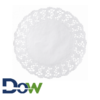 20" Round White Paper Lace Doilies - 250/Case