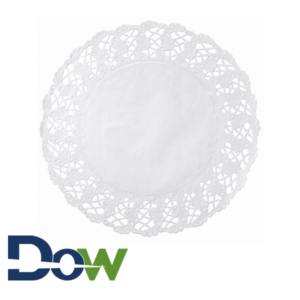 20" Round White Paper Lace Doilies - 250/Case