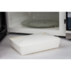 #2 White Microwavable Folded Pak Paper Container - 200/Case - Image 2