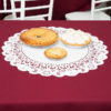 20" Round White Paper Lace Doilies - 250/Case - Image 2