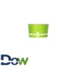 20oz Green Paper Frozen Yogurt / Food Cup - 600/Case
