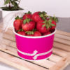 20oz Pink Paper Frozen Yogurt / Food Cup - 600/Case - Image 2