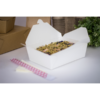 #3 White Microwavable Folded Pak Paper Container - 200/Case - Image 3