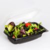 6" x 9" Culinary Basics 1-Compartment Clamshell Microwaveable Container - 100/Case - Image 2