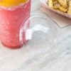 Clear Dome Lid With Hole For 32oz Clear PET Cups – 500/Case - Image 2