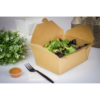 #4 Kraft Microwavable Folded Pak Paper Container - 160/Case - Image 2