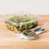 48oz Clear Hinged Deli Container - 200/Case - Image 2