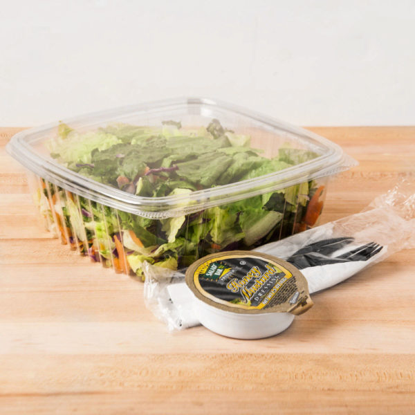 48oz Clear Hinged Deli Container - 200/Case - Image 2