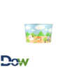 8oz Safari Paper Frozen Yogurt / Food Cup - 1000/Case