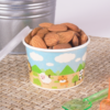 8oz Safari Paper Frozen Yogurt / Food Cup - 1000/Case - Image 2