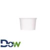 4oz White Paper Frozen Yogurt / Food Cup - 1000/Case