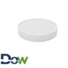 6-16oz White Paper Soup / Hot Food Cup Vented Lid - 1000/Case