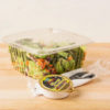 64oz Clear Hinged Deli Container - 200/Case - Image 2