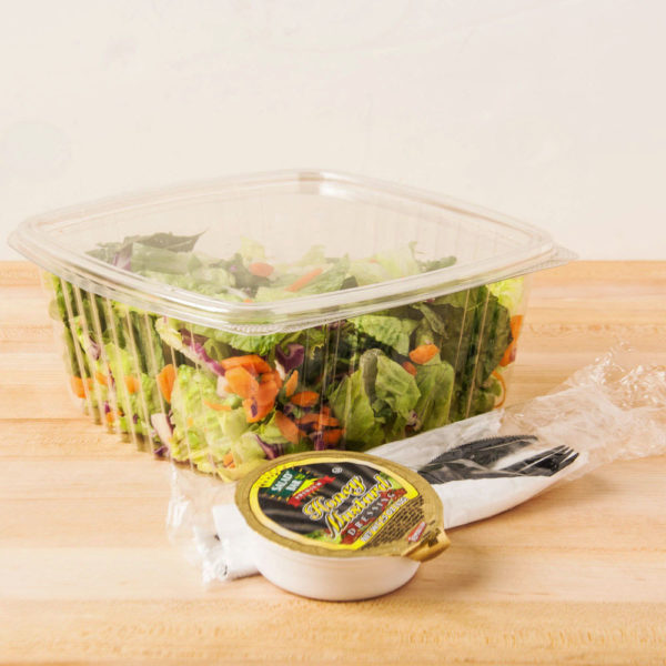 64oz Clear Hinged Deli Container - 200/Case - Image 2