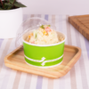 6oz Green Paper Frozen Yogurt / Food Cup - 1000/Case - Image 2