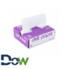 6" x 10¾" HD Interfolded White Wax Deli Wrap Paper - 500/Box