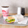6" x 10¾" HD Interfolded White Wax Deli Wrap Paper - 500/Box - Image 2