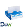 6" x 10¾" Interfolded White Wax Deli Wrap Paper - 500/Box